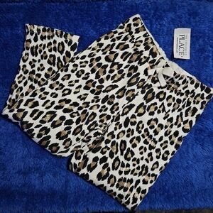 Toddler Girls Print Glitter Knit Pull On Jeggings